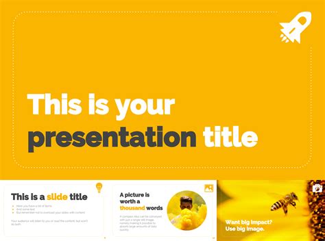 Yellow Slides Template